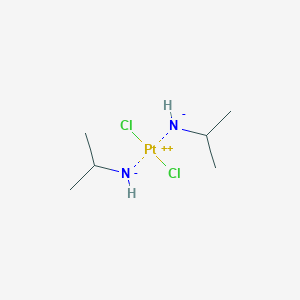 molecular formula C6H16Cl2N2Pt B3052766 cis-Dichlorobis(isopropylamine) platinum(II) CAS No. 44983-28-0