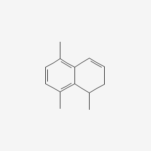 molecular formula C13H16 B3052770 1,5,8-Trimethyl-1,2-dihydronaphthalene CAS No. 4506-36-9
