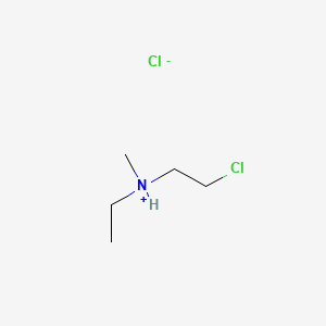 molecular formula C5H13Cl2N B3052792 Methyl-ethyl-beta-chloroethylamine hydrochloride CAS No. 4535-88-0