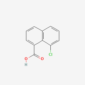 molecular formula C11H7ClO2 B3052797 8-Chloro-1-naphthoic acid CAS No. 4537-00-2