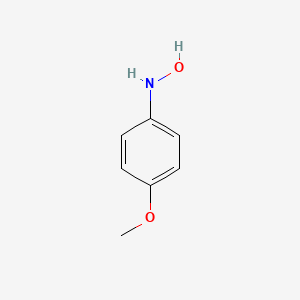molecular formula C7H9NO2 B3052804 Benzenamine, N-hydroxy-4-methoxy- CAS No. 4546-20-7