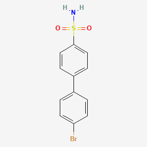 molecular formula C12H10BrNO2S B3052806 4-(4-Bromophenyl)benzene-1-sulfonamide CAS No. 454694-65-6