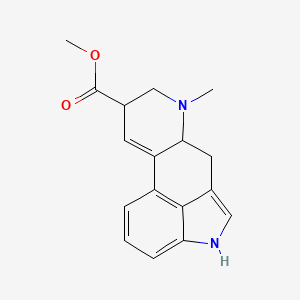 molecular formula C17H18N2O2 B3052815 D-Lysergic acid methyl ester CAS No. 4579-64-0