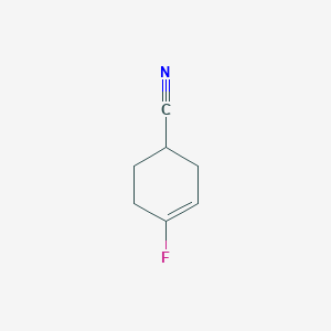 molecular formula C7H8FN B3052818 4-Fluorocyclohex-3-enecarbonitrile CAS No. 459-53-0