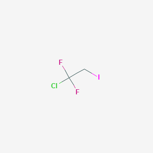 molecular formula C2H2ClF2I B3052836 1-Chloro-1,1-difluoro-2-iodoethane CAS No. 463-99-0