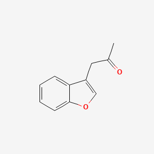 molecular formula C11H10O2 B3052856 1-(1-Benzofuran-3-yl)propan-2-one CAS No. 4687-26-7