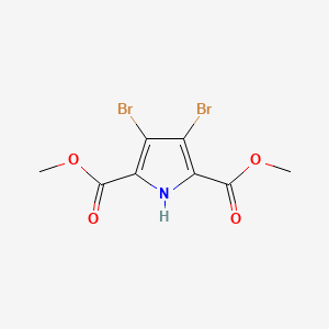 molecular formula C8H7Br2NO4 B3052873 Dimethyl 3,4-dibromo-1H-pyrrole-2,5-dicarboxylate CAS No. 473401-83-1