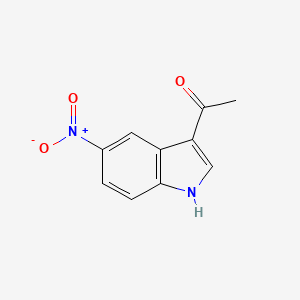 molecular formula C10H8N2O3 B3052897 1-(5-nitro-1H-indol-3-yl)ethan-1-one CAS No. 4771-10-2