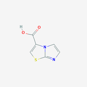 molecular formula C6H4N2O2S B3052906 Imidazo[2,1-B]thiazole-3-carboxylic acid CAS No. 479028-73-4