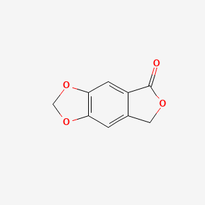 molecular formula C9H6O4 B3052908 [1,3]Dioxolo[4,5-f]isobenzofuran-5(7H)-one CAS No. 4792-36-3