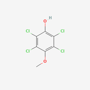 molecular formula C7H4Cl4O2 B3052925 Drosophilin CAS No. 484-67-3
