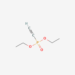 molecular formula C6H11O3P B3052927 Diethyl ethynylphosphonate CAS No. 4851-51-8