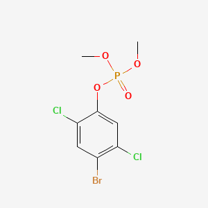 molecular formula C8H8BrCl2O4P B3052929 Bromoxon CAS No. 4855-62-3