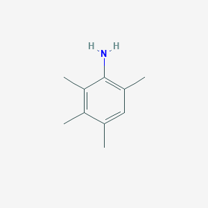 molecular formula C10H15N B3052935 2,3,4,6-Tetramethylaniline CAS No. 488-71-1