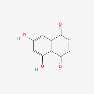 molecular formula C10H6O4 B3052956 5,7-Dihydroxy-1,4-naphthalenedione CAS No. 4923-54-0