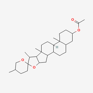 molecular formula C29H46O4 B3052964 Tigogenin acetate CAS No. 4948-43-0