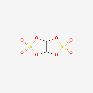 molecular formula C2H2O8S2 B3052969 Dihydro-1,3,2-dioxathiolo(1,3,2)dioxathiole 2,2,5,5-tetraoxide CAS No. 496-45-7