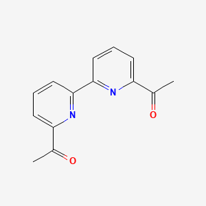 molecular formula C14H12N2O2 B3052977 6,6'-Diacetyl-2,2'-bipyridine CAS No. 49669-27-4