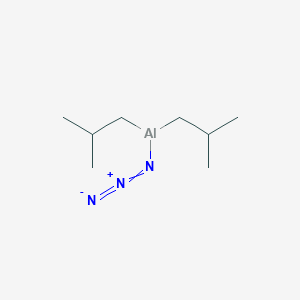 molecular formula C8H18AlN3 B3052993 Aluminum, azidobis(2-methylpropyl)- CAS No. 498582-52-8