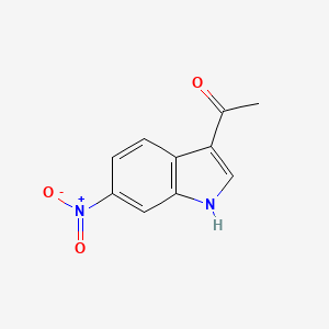 molecular formula C10H8N2O3 B3052998 1-(6-Nitro-1h-indol-3-yl)ethanone CAS No. 4993-92-4