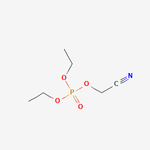 molecular formula C6H12NO4P B3053053 Cyanomethyl diethyl phosphate CAS No. 50586-62-4