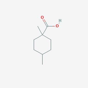 molecular formula C9H16O2 B3053058 1,4-Dimethylcyclohexane-1-carboxylic acid CAS No. 50599-45-6