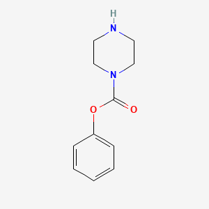 molecular formula C11H14N2O2 B3053061 Phenyl piperazine-1-carboxylate CAS No. 50606-33-2