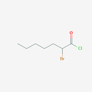 molecular formula C7H12BrClO B3053079 2-Bromoheptanoyl chloride CAS No. 50733-91-0