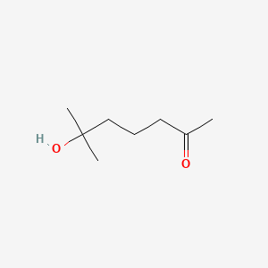 molecular formula C8H16O2 B3053081 6-Hydroxy-6-methylheptan-2-one CAS No. 5077-57-6