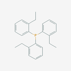 molecular formula C24H27P B3053083 Tris(2-ethylphenyl)phosphane CAS No. 50777-27-0