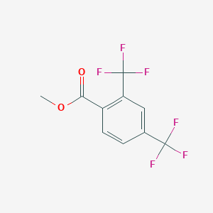 molecular formula C10H6F6O2 B3053093 Methyl 2,4-bis(trifluoromethyl)benzoate CAS No. 50870-31-0