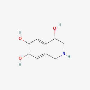 molecular formula C9H11NO3 B3053106 1,2,3,4-Tetrahydroisoquinoline-4,6,7-triol CAS No. 50988-14-2