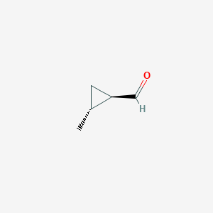 molecular formula C5H8O B3053107 (1R,2R)-2-Methylcyclopropane-1-carbaldehyde CAS No. 50991-21-4