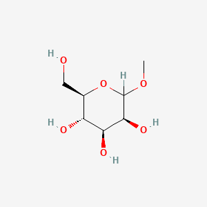 molecular formula C7H14O6 B3053111 Methyl D-mannopyranoside CAS No. 51023-63-3
