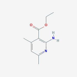 molecular formula C10H14N2O2 B3053117 ethyl 2-amino-4,6-dimethylnicotinate CAS No. 51076-39-2