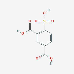molecular formula C8H6O7S B3053120 4-sulfobenzene-1,3-dicarboxylic Acid CAS No. 51084-31-2