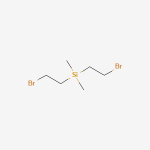 molecular formula C6H14Br2Si B3053175 Bis(2-bromoethyl)dimethylsilane CAS No. 51664-50-7