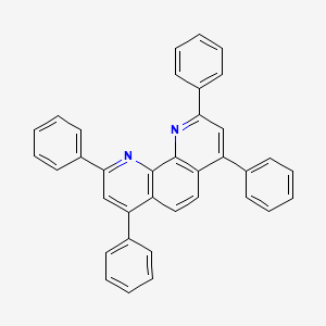 molecular formula C36H24N2 B3053184 2,4,7,9-Tetraphenyl-1,10-phenanthroline CAS No. 51786-73-3