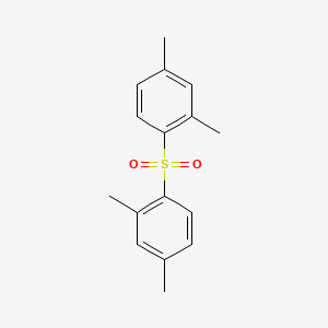 molecular formula C16H18O2S B3053192 Benzene, 1,1'-sulfonylbis[2,4-dimethyl- CAS No. 5184-75-8