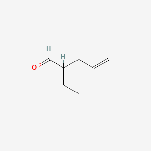molecular formula C7H12O B3053213 2-Ethyl-4-pentenal CAS No. 5204-80-8