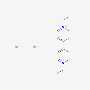 molecular formula C16H22Br2N2 B3053234 1,1'-Dipropyl-[4,4'-bipyridine]-1,1'-diium bromide CAS No. 52243-87-5