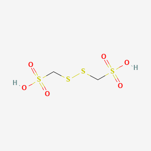 molecular formula C2H6O6S4 B3053244 Dithiobis(methanesulfonic acid) CAS No. 52372-85-7
