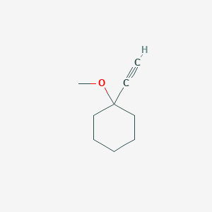 molecular formula C9H14O B3053249 1-Ethynyl-1-methoxycyclohexane CAS No. 5240-36-8