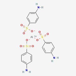 molecular formula C6H6AlNO3S+2 B3053280 Einecs 258-145-2 CAS No. 52736-17-1