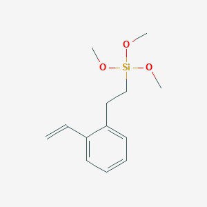 [2-(2-Ethenylphenyl)ethyl](trimethoxy)silane