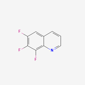 B3053293 6,7,8-Trifluoroquinoline CAS No. 5280-09-1