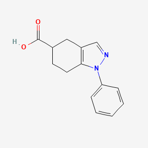 1-Phenyl-4,5,6,7-tetrahydroindazole-5-carboxylic acid