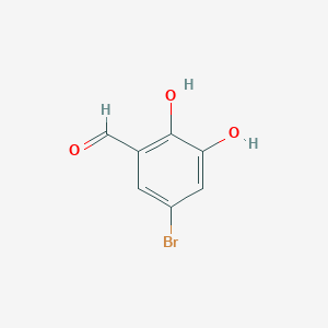 molecular formula C7H5BrO3 B3053307 5-Bromo-2,3-dihydroxybenzaldehyde CAS No. 52924-55-7