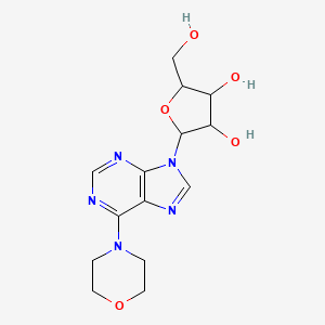 2-(Hydroxymethyl)-5-(6-morpholin-4-ylpurin-9-yl)oxolane-3,4-diol