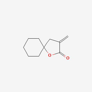 molecular formula C10H14O2 B3053313 3-methylene-1-oxaspiro[4.5]decan-2-one CAS No. 52978-85-5